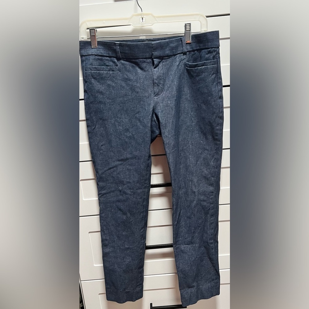 Banana Republic Petite Women's Cropped Dark Denim Jeans Capri Casual Pants